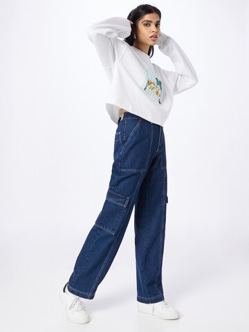 Regular Jeans cargo Nasty Gal en bleu