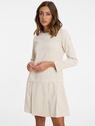 Ana Alcazar Jurk 'Adiko' in Wit: voorkant
