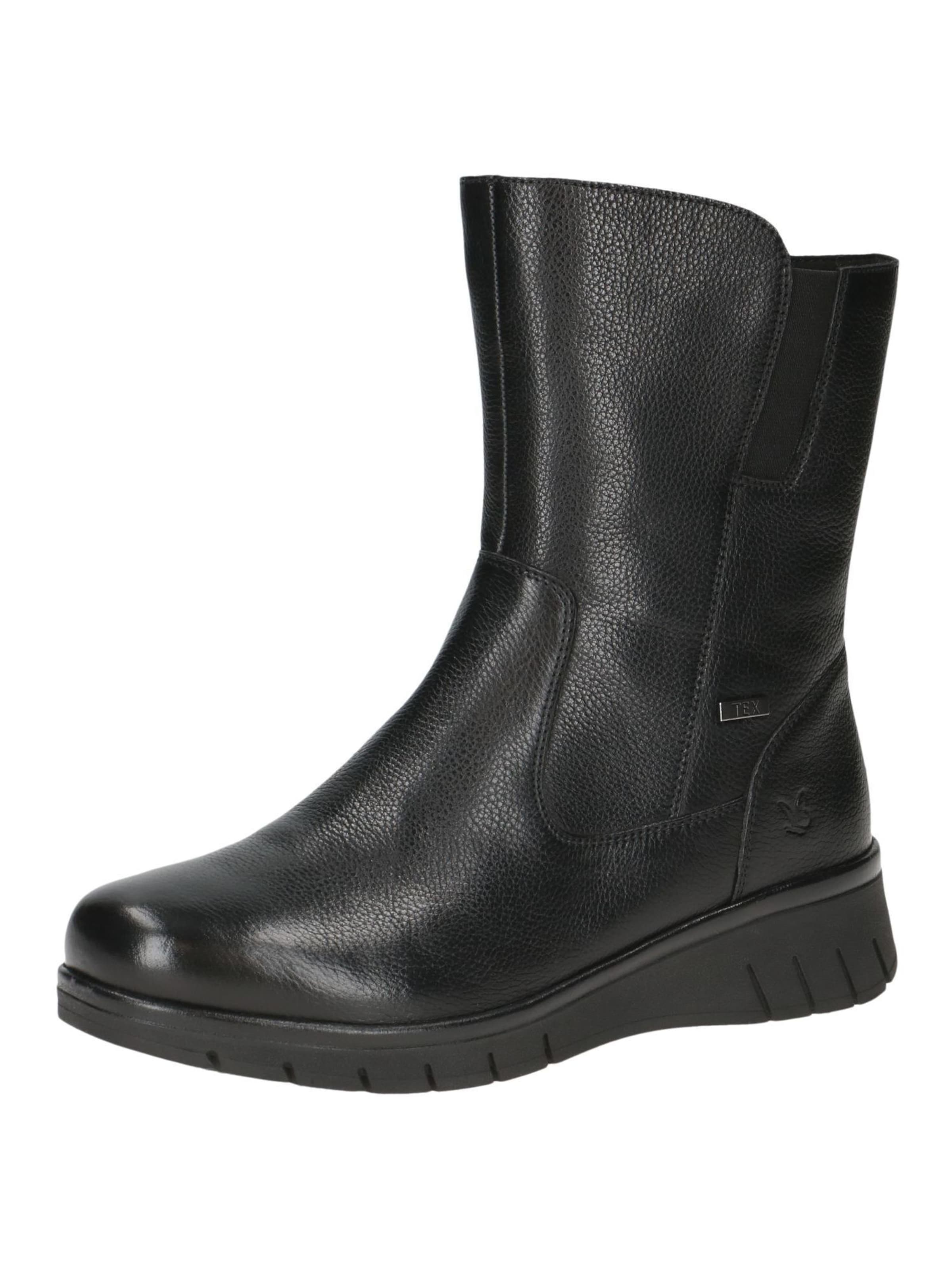 CAPRICE Ankle Boots in Black: front