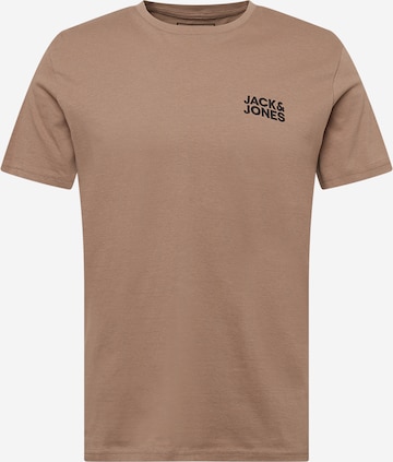 JACK & JONES T-Shirt in Braun: predná strana