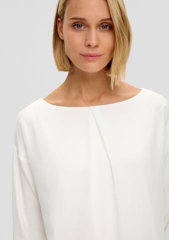 Camicia da donna di s.Oliver BLACK LABEL in bianco