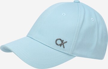 Casquette Calvin Klein en bleu : devant