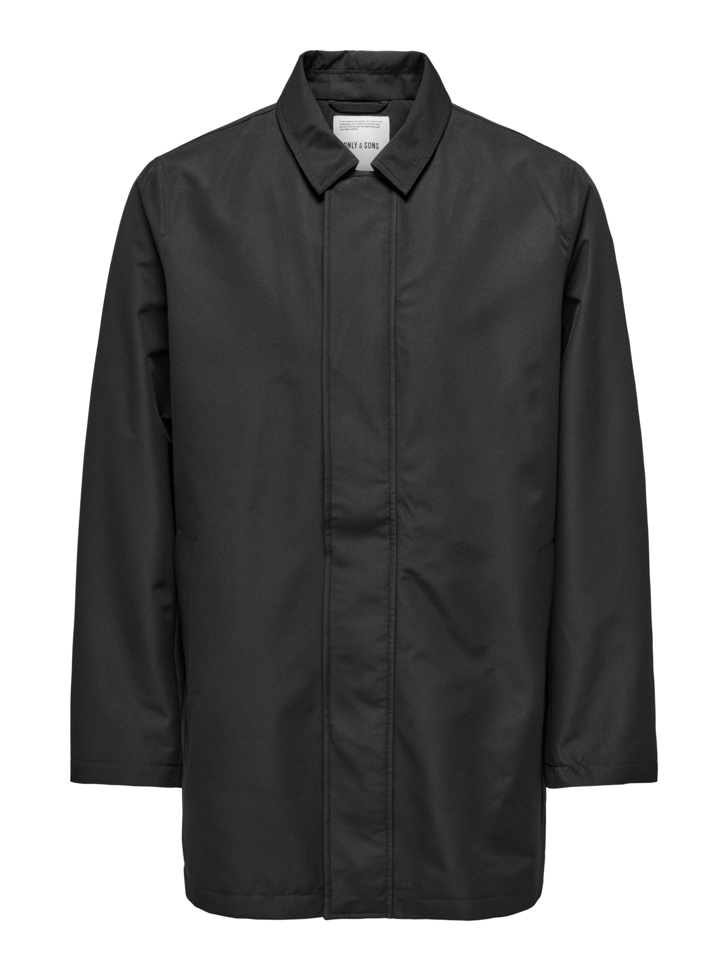 Only & Sons Mantel  'ONSHALL' in Schwarz: Vorderseite