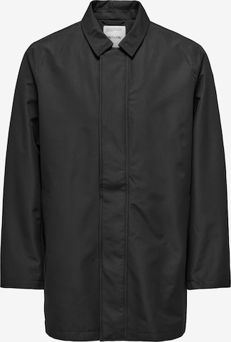 Only & Sons Mantel 'ONSHALL' in Schwarz: Vorderseite