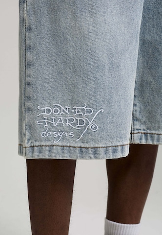 Ed Hardy Loosefit Jeans i blå