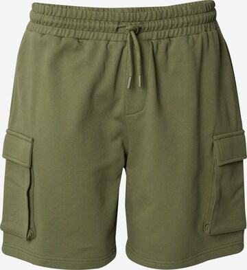 Pantalon cargo 'Jaron' DAN FOX APPAREL en vert : devant