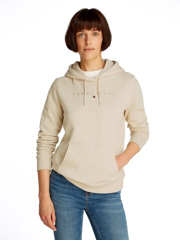 Tommy Jeans Свитшот в Бежевый: спереди