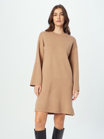 VERO MODA Knit dress 'GOLD' in Beige: front