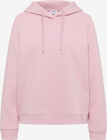CECIL Sweatshirt in Pink: Vorderseite