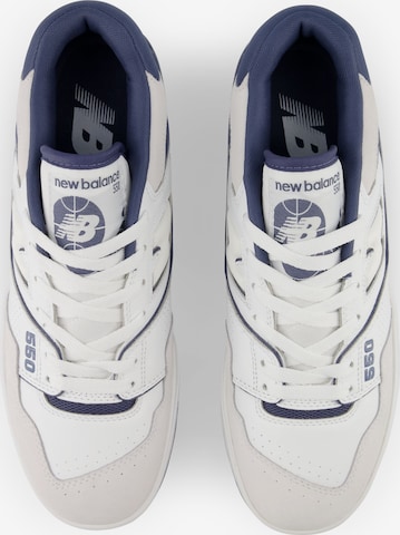 Sneaker bassa '550' di new balance in bianco