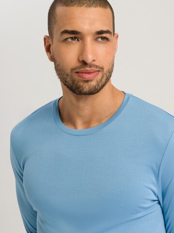 Hanro Pajamas long ' Night & Day ' in Blue