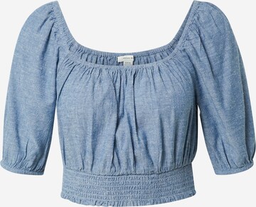 American Eagle Blouse in Blauw: voorkant