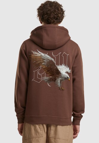 2Y Studios Sweatshirt 'Eagle Graceful' in Braun: Vorderseite