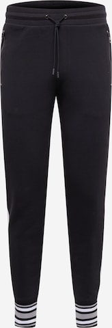 Tapered Pantaloni de la Michael Kors pe negru: față