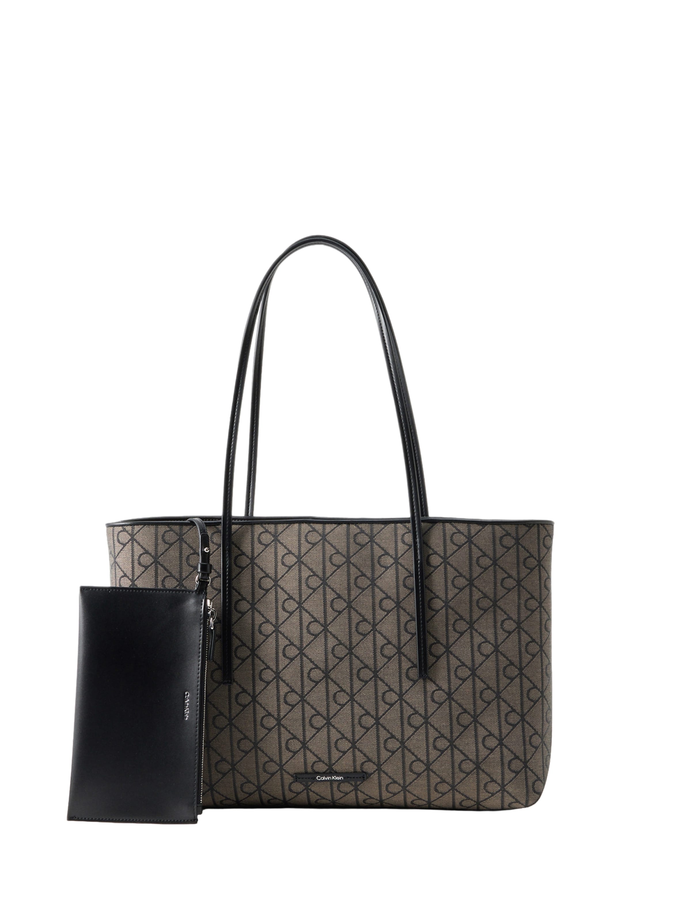 Calvin Klein Μεγάλη τσάντα σε καφέ: μπροστά