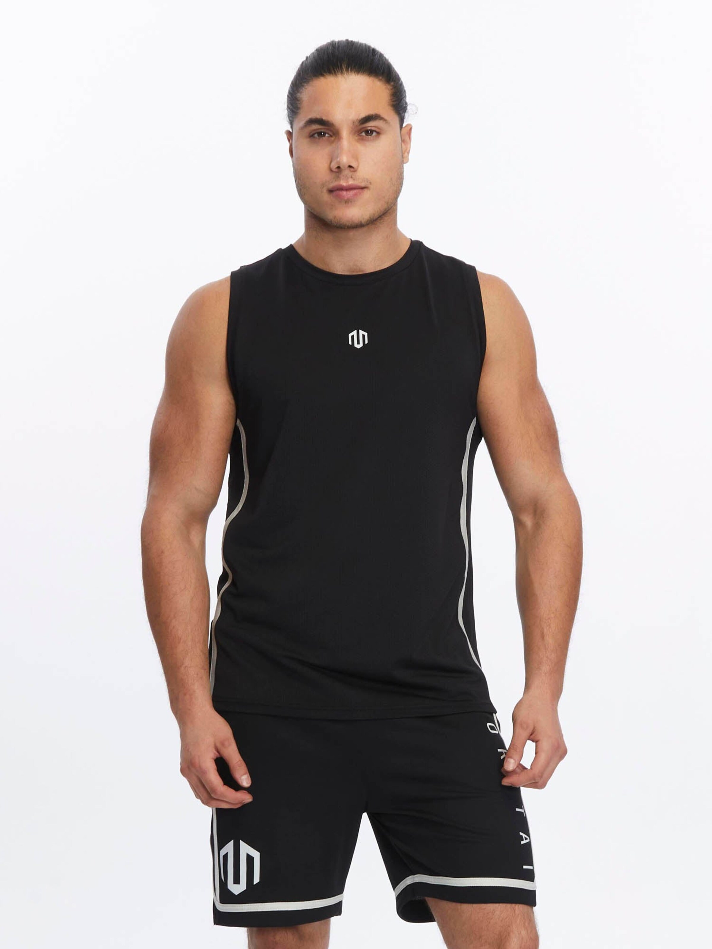MOROTAI Funktionsshirt 'KANSEI CHROME'‌‌‌‌‌‌‌‌‌ in Schwarz