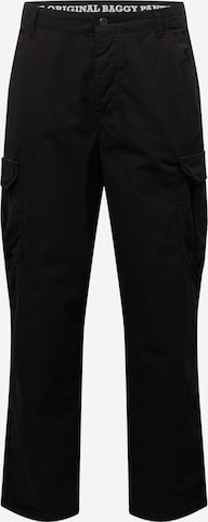 HOMEBOY Tapered Cargobyxa 'x-tra CARGO PANTS' i svart: framsida