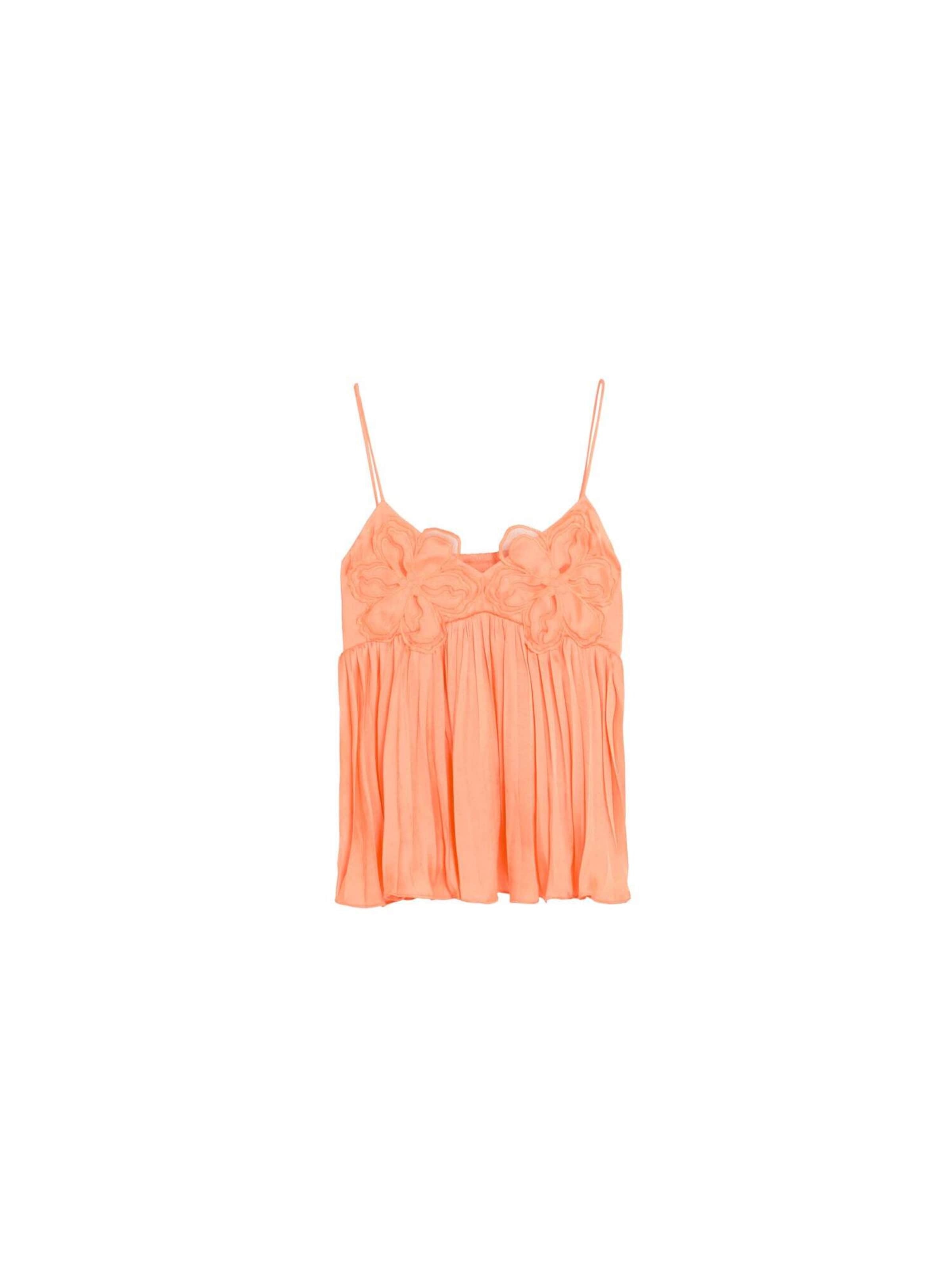 Scalpers Top in Orange: Vorderseite