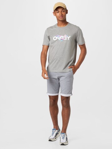 OAKLEY Sportshirt 'Retro Frog' in Grau