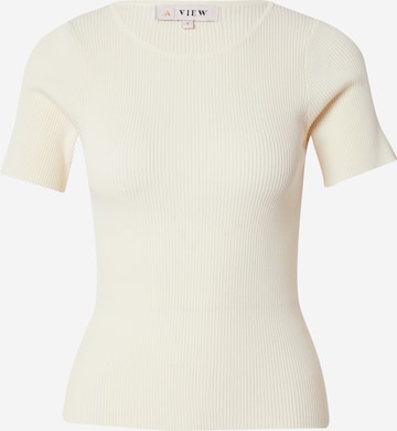 A-VIEW Sweater in White: front