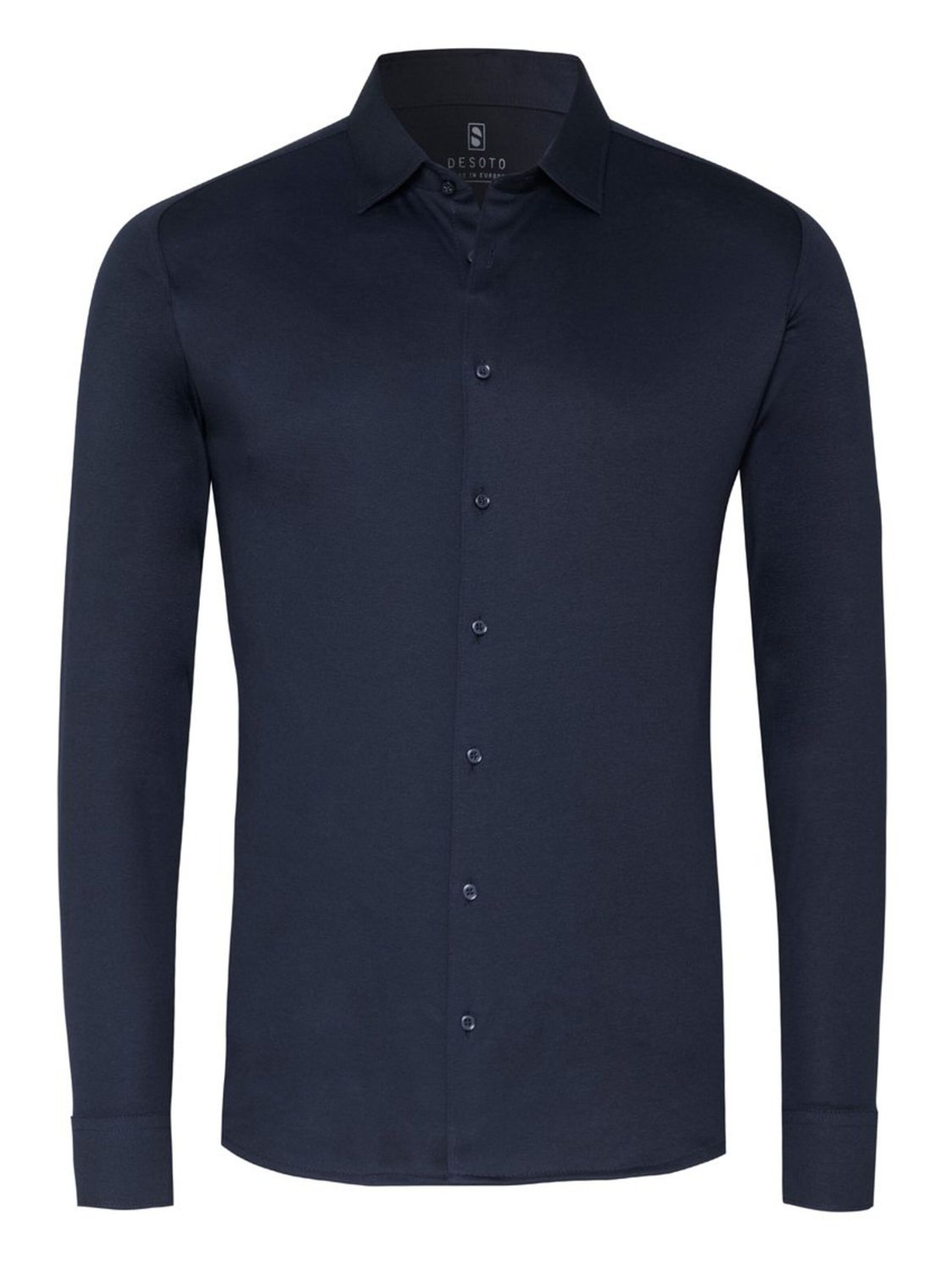 DESOTO Button Up Shirt 'Modern Kent' in Blue: front