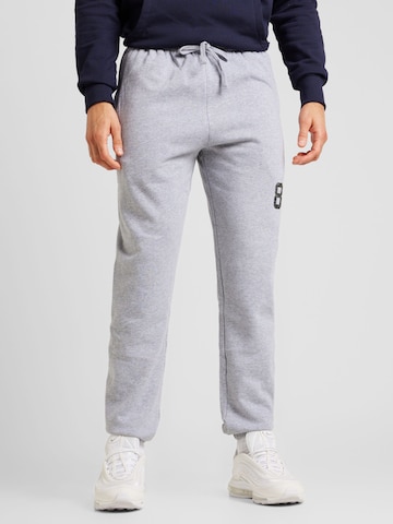 AÉROPOSTALE Tapered Sportbroek in Grijs: voorkant