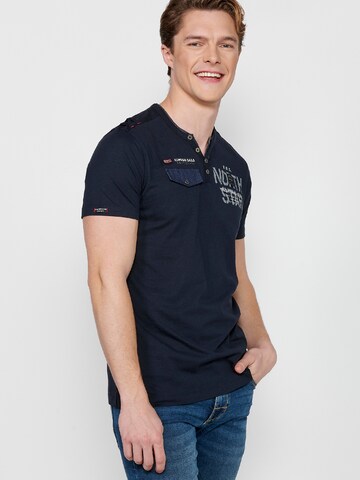 Tricou de la KOROSHI pe albastru