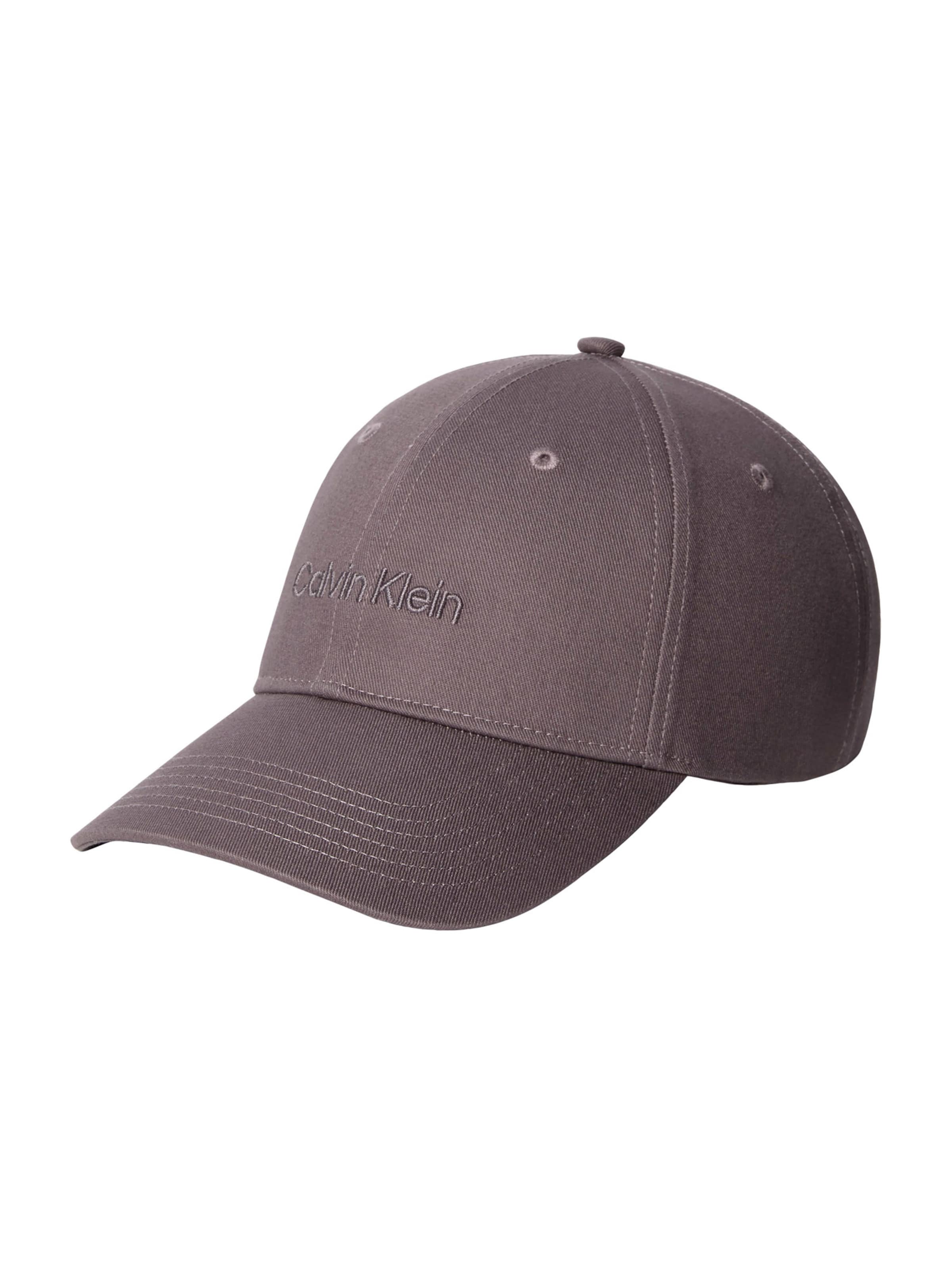Cappello da baseball di Calvin Klein in grigio: frontale