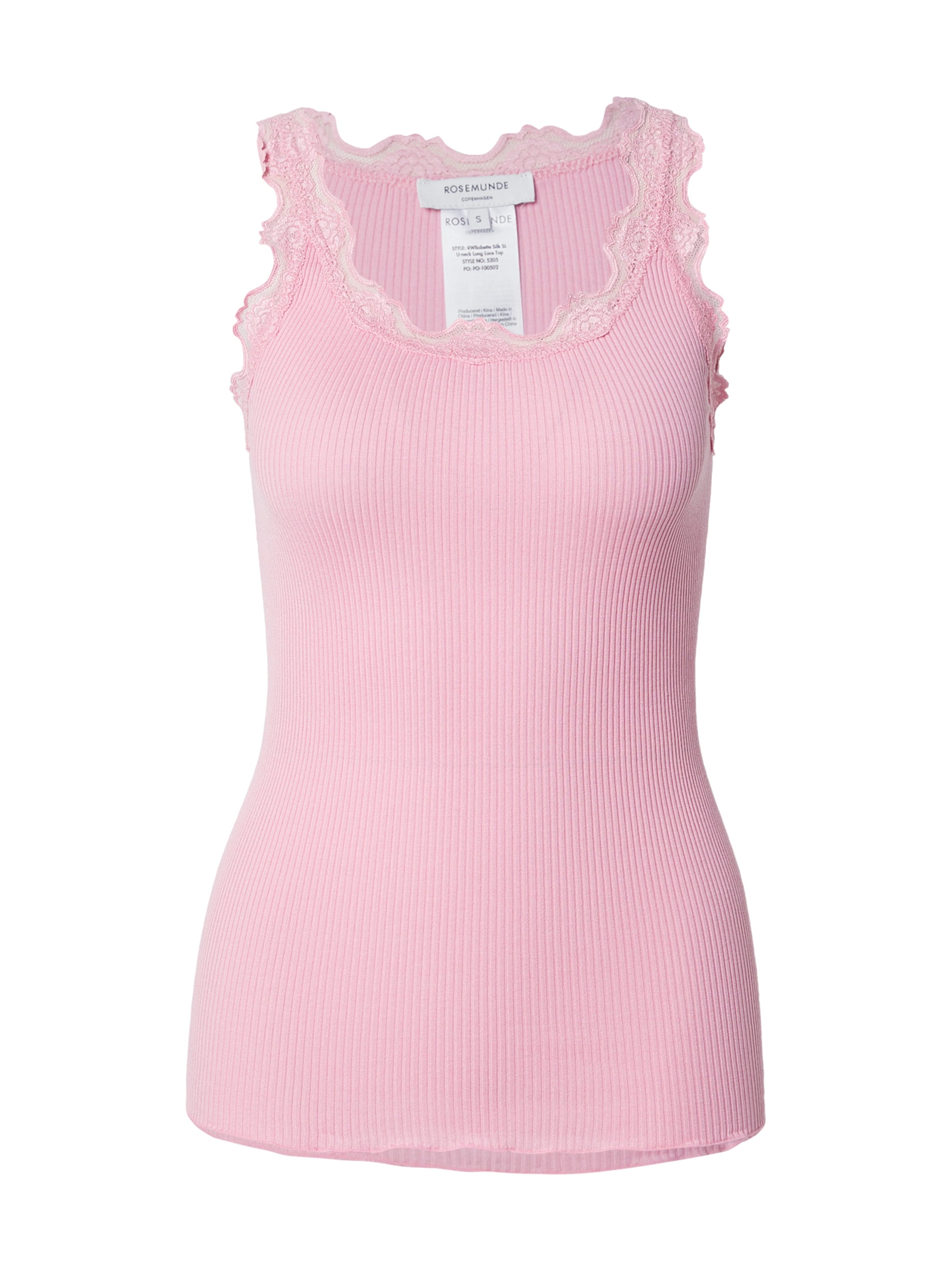 rosemunde Top - Ružová: predná strana