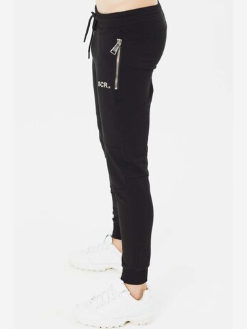 SCR. Slimfit Sportbyxa 'NEDRO' i svart