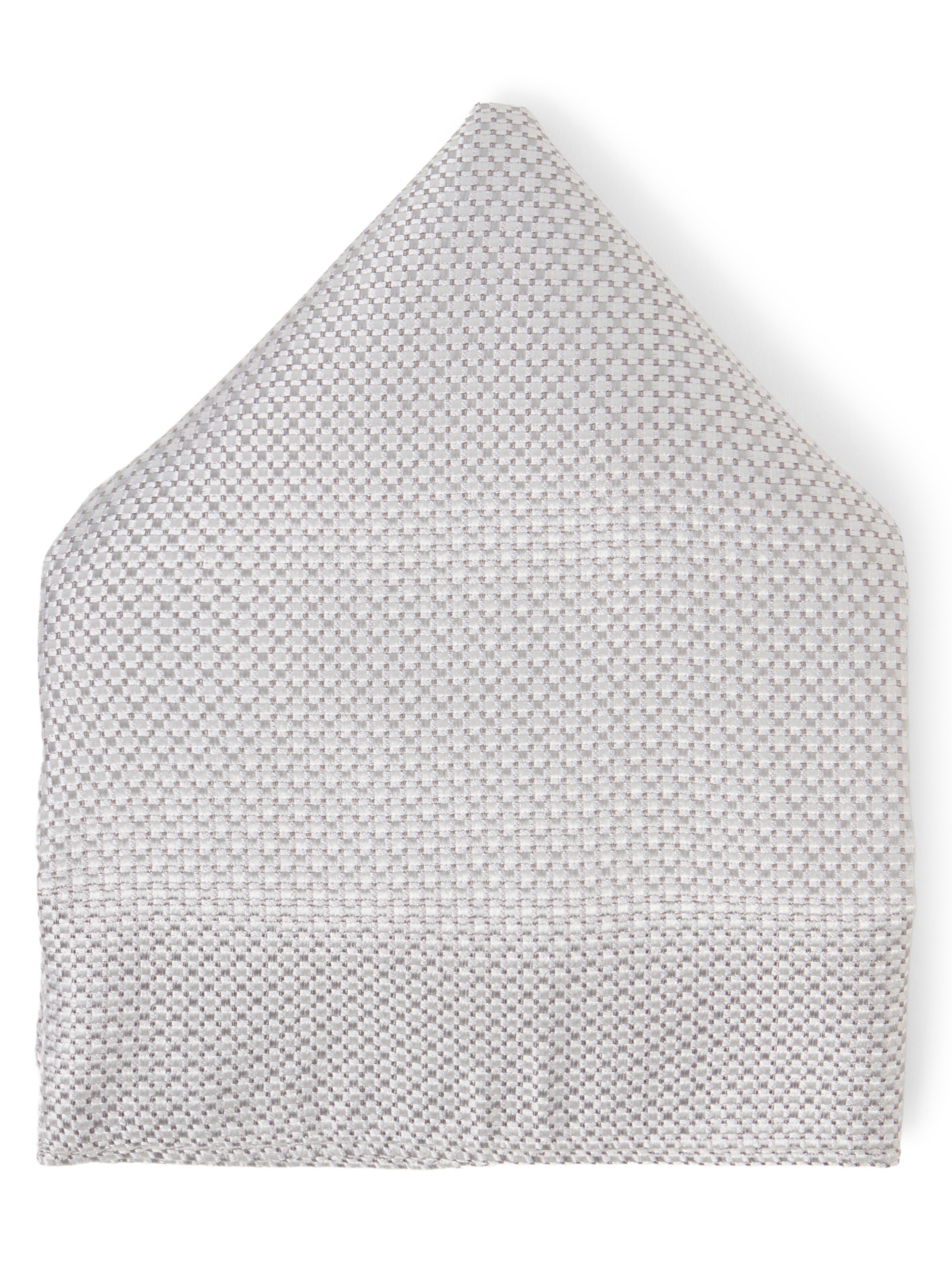 Finshley & Harding London Fliege und Einstecktuch in Grau: Vorderseite