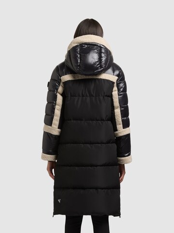 khujo Wintermantel 'Desna2' in Zwart