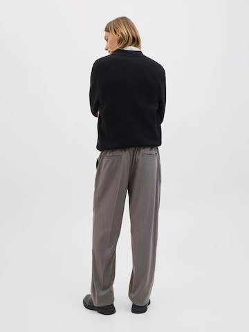 JACK & JONES Loosefit Hose 'JPSTKARL JULIAN' in Grau