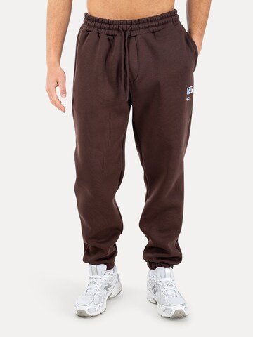 Smilodox Regular Broek in Bruin: voorkant