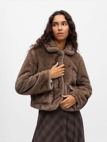 Veste mi-saison OBJECT en marron : devant