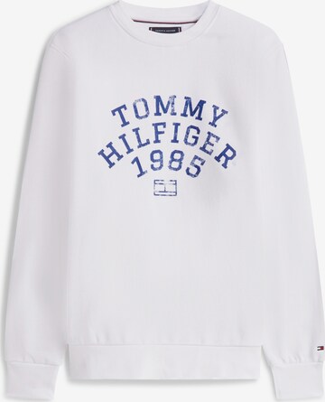 TOMMY HILFIGER Суичър в бяло: отпред
