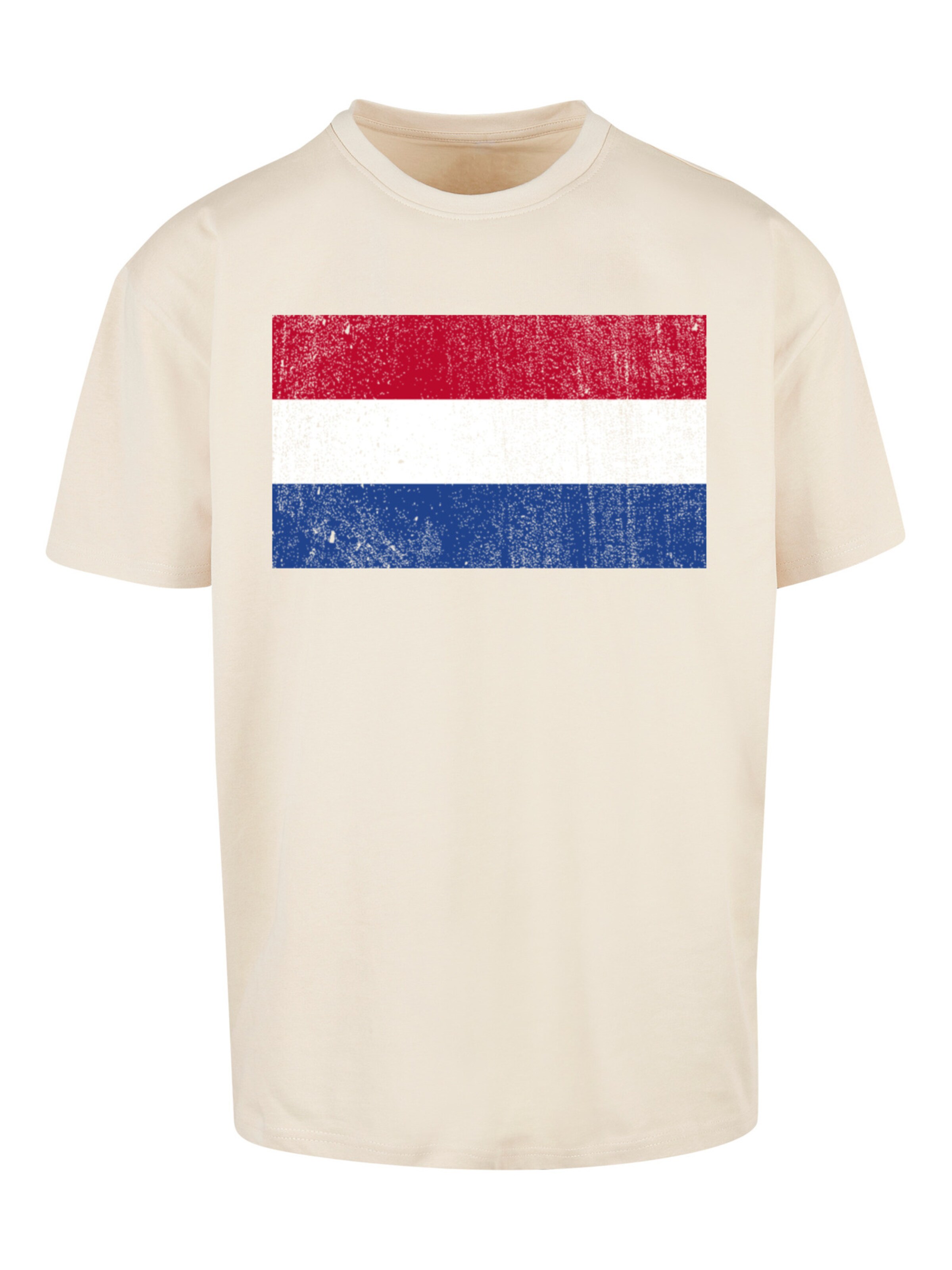 F4NT4STIC Shirt 'Netherlands' in Beige: voorkant