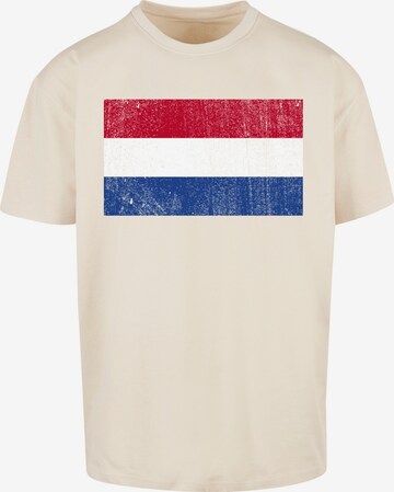 F4NT4STIC Shirt 'Netherlands' in Beige: front