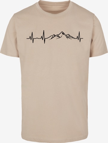 T-Shirt F4NT4STIC en beige : devant