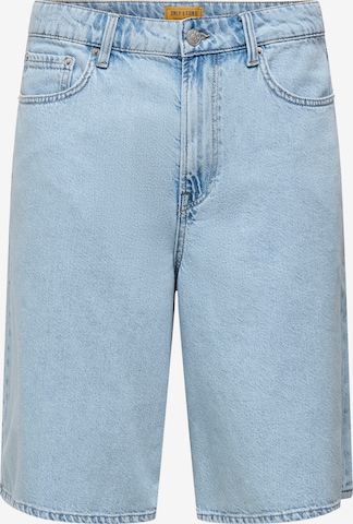 Only & Sons Wide Leg Farkut 'ONSREMI' värissä sininen: etupuoli