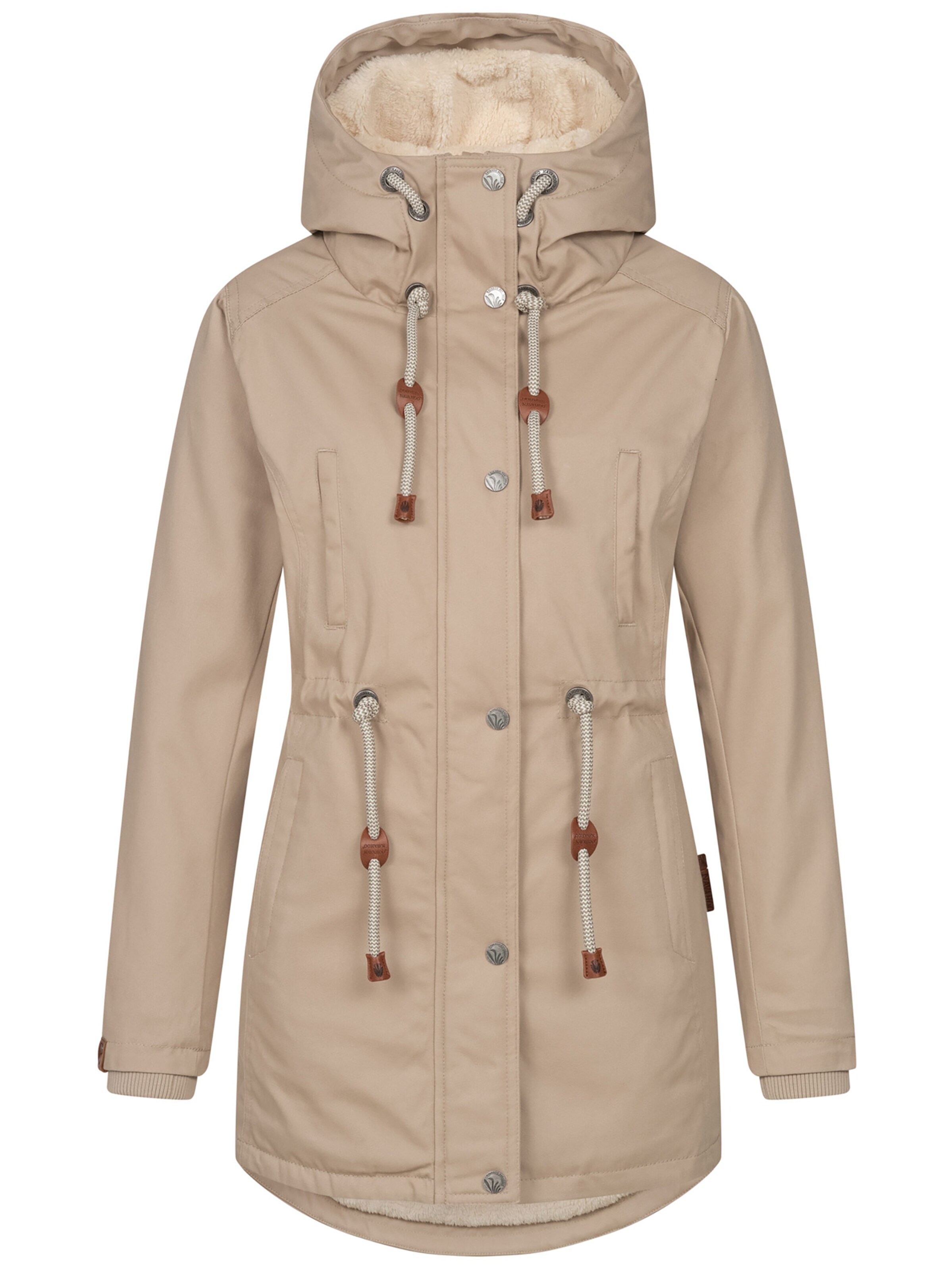 NAVAHOO Winterparka 'Ireliaa' in Beige