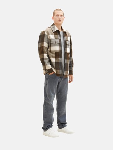 TOM TAILOR Übergangsjacke in Braun