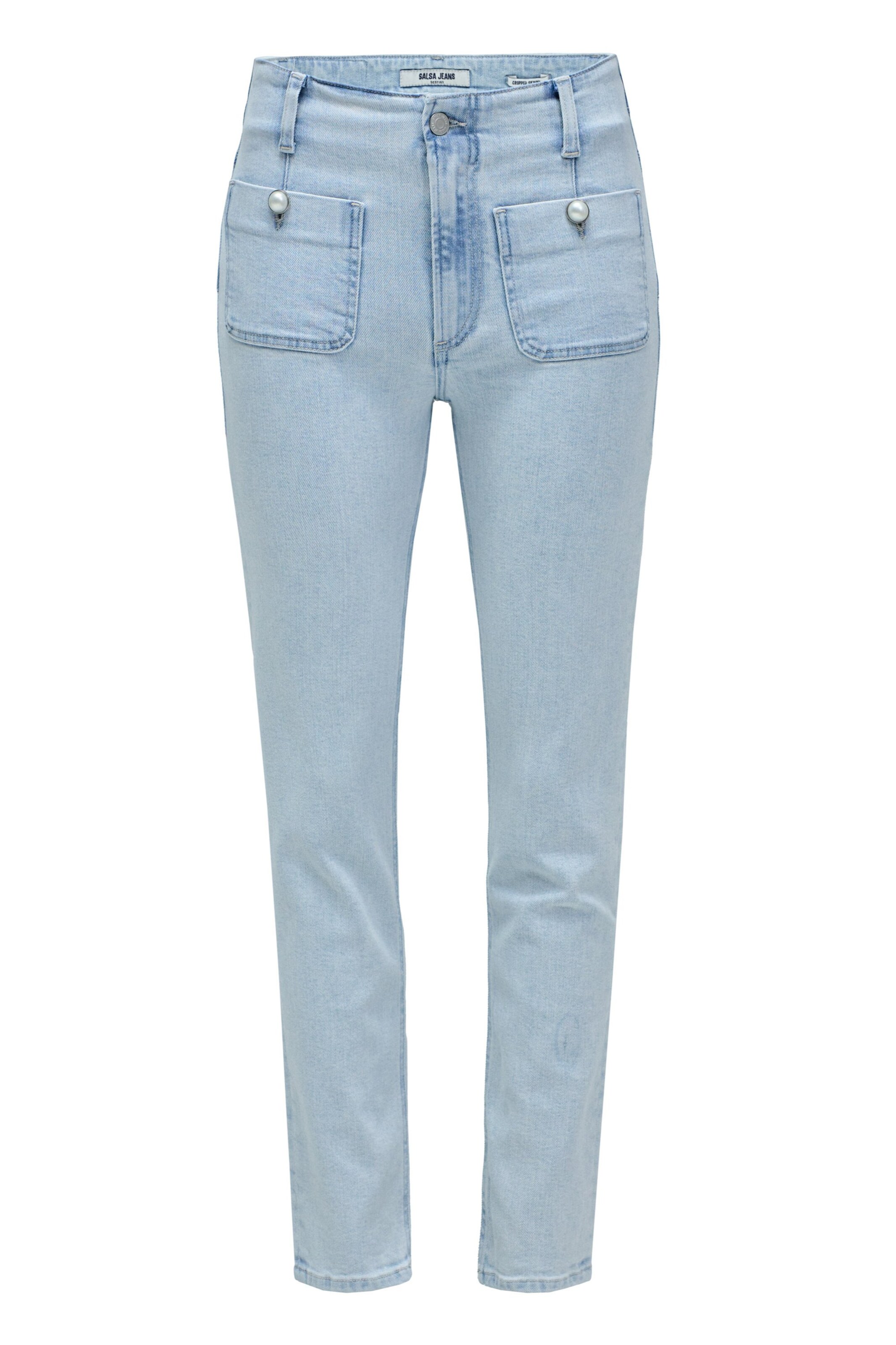 Salsa Jeans Skinny Jeans 'Destiny' in Blauw: voorkant