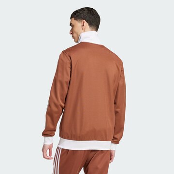 ADIDAS ORIGINALS Sweatjacke 'Adicolor Classics Beckenbauer' in Braun