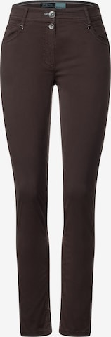 CECIL Pants in Brown: front