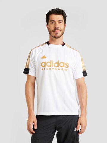 ADIDAS SPORTSWEAR Sportshirt 'House Of Tiro Nations' in Weiß: Vorderseite