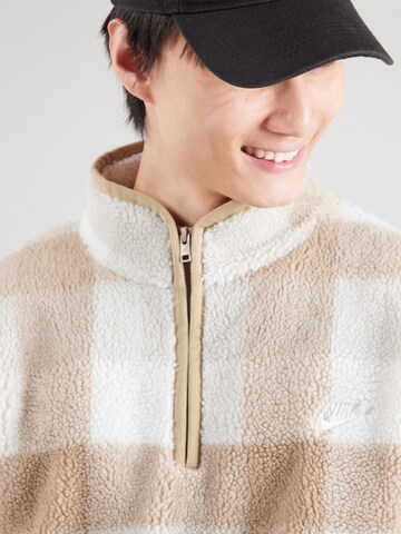 Sweat-shirt 'Club' Nike Sportswear en beige