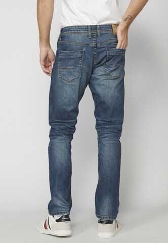 KOROSHI Regular Jeans i blå