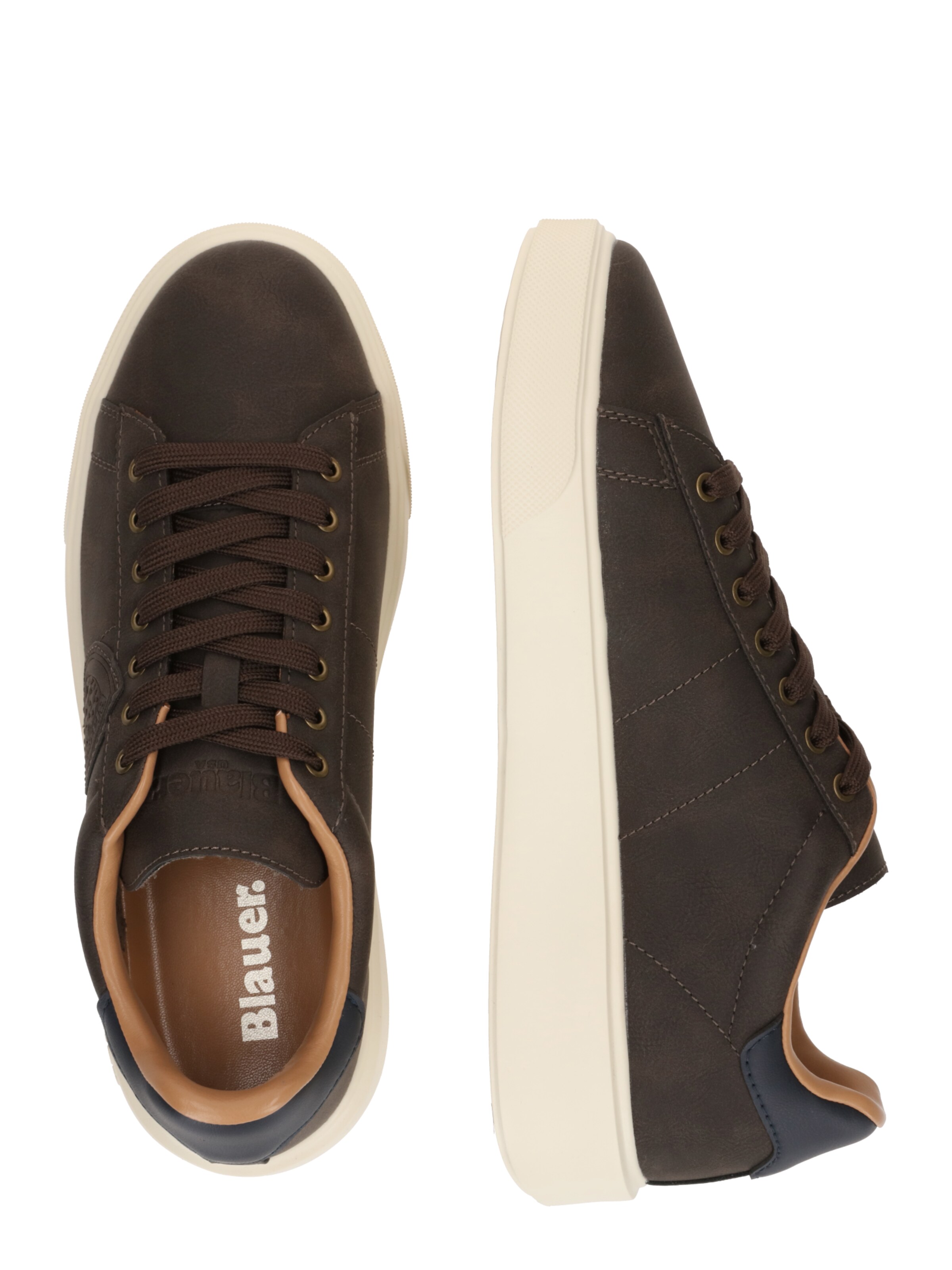 Blauer.USA Platform trainers in Brown