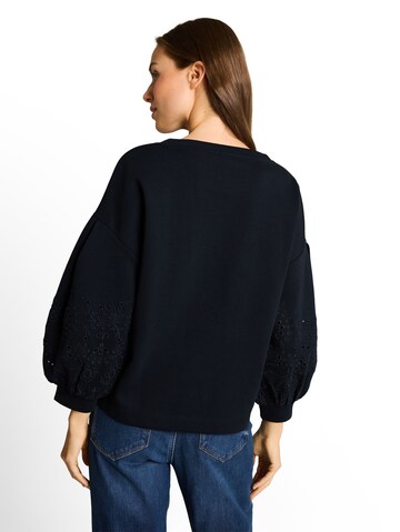 TOM TAILOR Sweatshirt i blå